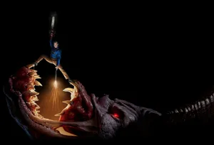 Evil Dead Mouth Shot Wallpaper