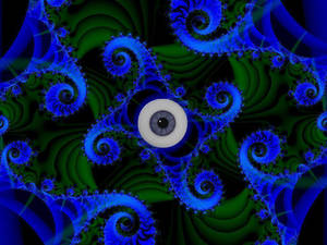 Evil Eye Fractals Wallpaper