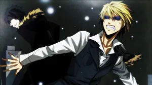 Exciting Durarara Anime City Scene Wallpaper