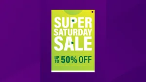 Exciting Super Saturday Sale Wallpaper