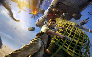 Exciting Uncharted Game Poster Wallpaper