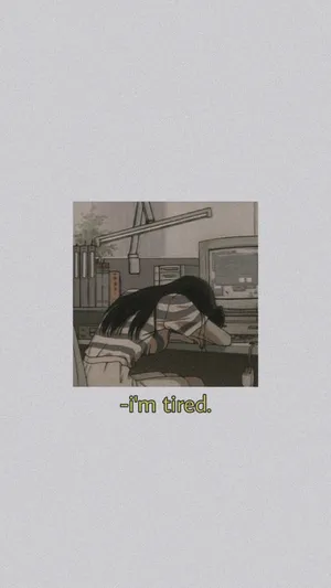 Exhaustion_ Anime_ Style Wallpaper