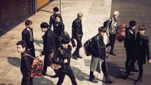 Exo Desktop Wallpapers Featuring Mcm Collection Wallpaper