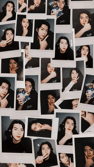 Exo Sehun Polaroids Wallpaper
