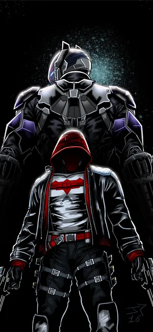 Hacker From The Future Wearing Red Hoods Are In Modern System Backgrounds |  PNG Free Download - Pikbest