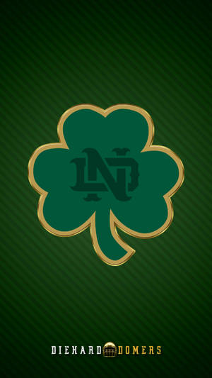 Experience The Excitement Of Notre Dame Football Wallpaper