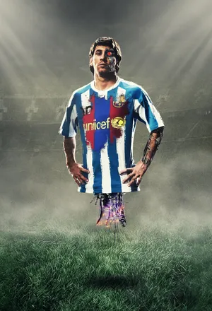 Experience The Greatness Of Lionel Messi With The New Messi Iphone Wallpaper