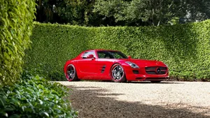 Experience The Luxury Of A Mercedes Benz Wallpaper