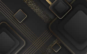 Experience The Luxury Of Black Gold Wallpaper
