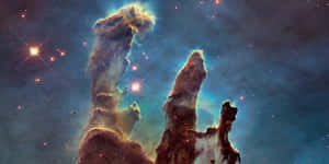 Experience The Magnificent Colors And Structures Of The Universe Seen Through The Hubble Telescope Wallpaper