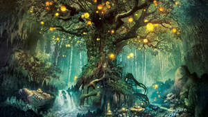 Experience The Mystical Magic Of The Forest Wallpaper