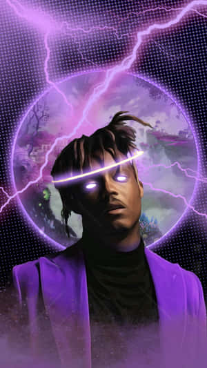 Experience The Power Of Music With This Stunning Juice Wrld Art Wallpaper