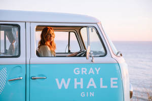 Experience The Serenity With Gray Whale Gin In A Campervan Adventure Wallpaper