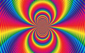 Experience The Spectrum Of Psychedelic Colors Wallpaper