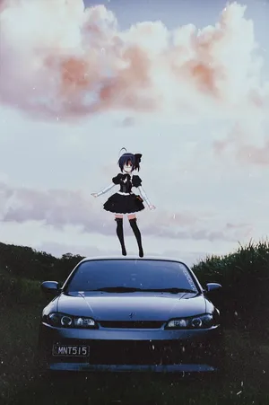 Experience The Thrill Of Anime Drift Wallpaper
