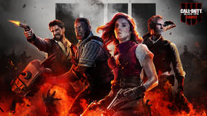 Experience The Thrill Of Call Of Duty: Black Ops 4 Zombies Wallpaper