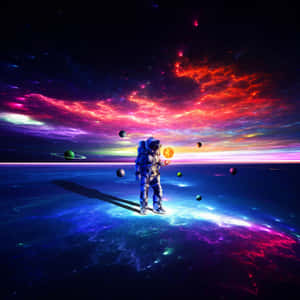 Experience The Thrill Of Space Exploration | Embark On An Epic Intergalactic Adventure Wallpaper