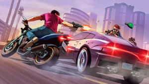 Experience The Thrilling World Of Grand Theft Auto 5 In High Resolution At 2560x1440. Wallpaper