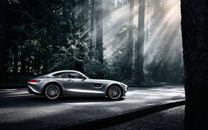 Experience Unparalleled Performance With The Mercedes-benz Amg. Wallpaper