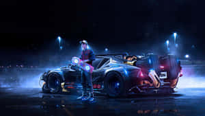 Experiencing Impressive Computing Speeds With A Modern Future Desktop. Wallpaper