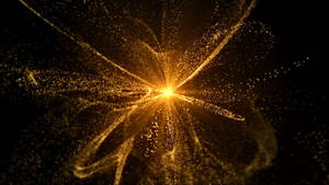 Exploding Gold Dust Wallpaper