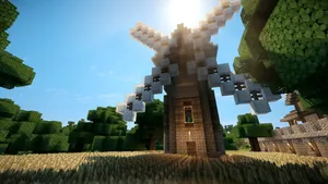 Explore A Whole New World With Minecraft Shaders Wallpaper