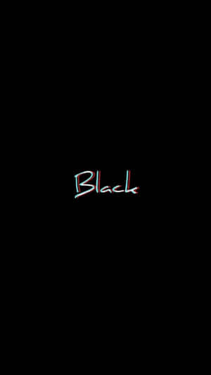Explore An Abstract, Futuristic World In Black Glitch Wallpaper