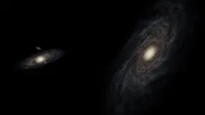 Explore Black Space In 4k Resolution Wallpaper