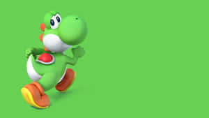 Explore Fantastic Lands With The All-powerful Yoshi Wallpaper