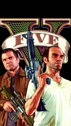 Explore Grand Theft Auto 5 On Your Iphone! Wallpaper