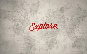 Explore Text On Map Wallpaper