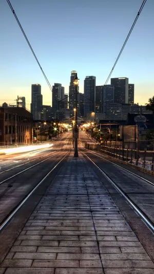 Explore The Beautiful City Of Los Angeles With Your Iphone Wallpaper