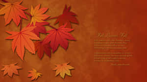 Explore The Beauty Of Autumn With Simple Autumn Wallpaper