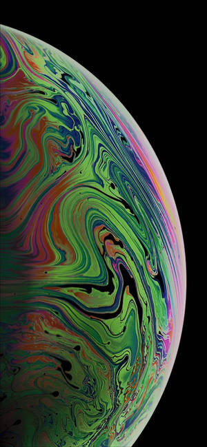 Explore The Beauty Of The Universe With The Advanced Features Of The Iphone Xs Planet Wallpaper