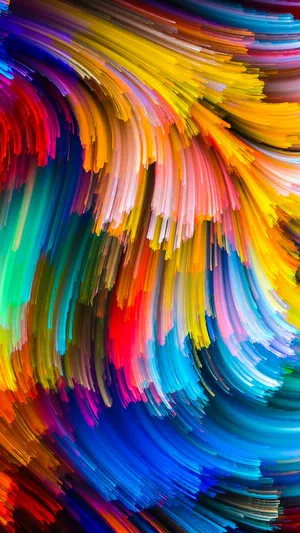 Explore The Colors Of Technology With A Colorful Phone Wallpaper