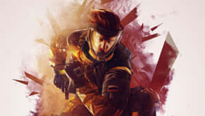 Explore The Depths Of A Virtual World In This Colorful Game Art Wallpaper