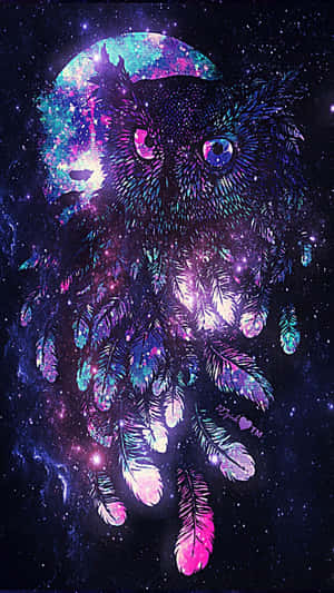 Explore The Depths Of Space With Glitter Galaxy! Wallpaper