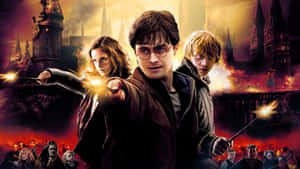 Explore The Love Between Harry, Ron And Hermione With The Golden Trio! Wallpaper