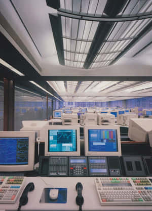 Explore The Possibilities Of The Future With Retro Futurism Wallpaper