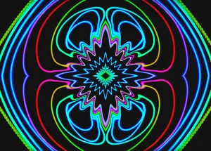 Explore The Psychedelic World With Sumptuous Colors Wallpaper