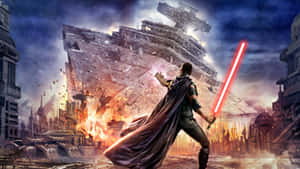 Explore The Stars With The Classic Story Of Star Wars Wallpaper