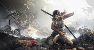 Explore The Uncharted Land In The Adventure Game Of Tomb Raider Wallpaper