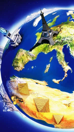 Explore The World And Capture The Perfect Moment With Your Travel Iphone Wallpaper