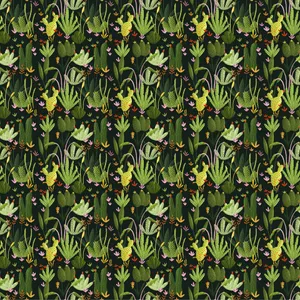 Explore Your Wild Side With The Dark Girly Vintage Cactus Pattern Wallpaper