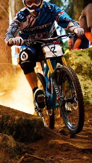 Exploring Nature With A Mountain Bike Wallpaper