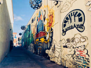 Exploring Santa Ana's Alleyways Wallpaper