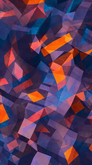 Express Yourself With The Geometric Iphone Wallpaper