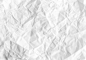 Exquisite Crumpled White Paper Texture Wallpaper