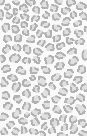 Exquisite Faded White Leopard Print Wallpaper