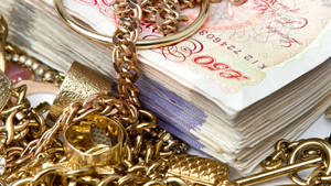 Exquisite Jewelry And Cash Collection Wallpaper